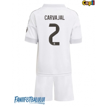 Real Madrid Daniel Carvajal #2 Echipament de Fotbal Replică 2025-26 Copii Acasa (+ Șorturi)